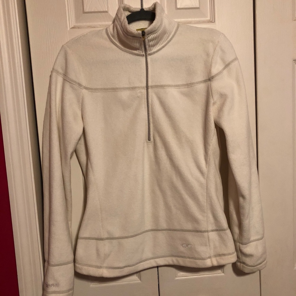 White half zip jacket
